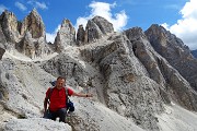 In vetta al Monte Mulaz (2906 m) alle Pale di San Martino il 13 agosto 2017 - FOTOGALLERY